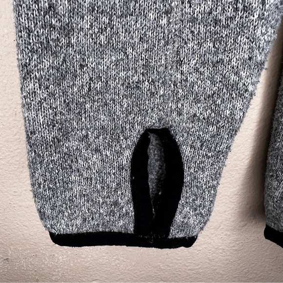 SMALL OLD NAVY GREY FLEECE HOODIE PULLOVER STRETCH ATHLETIC ACTIVEWEAR CASUAL - Picture 7 of 10